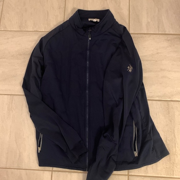 Peter Millar Lightweight Full Zip Jacket fits like Large - Picture 1 of 2